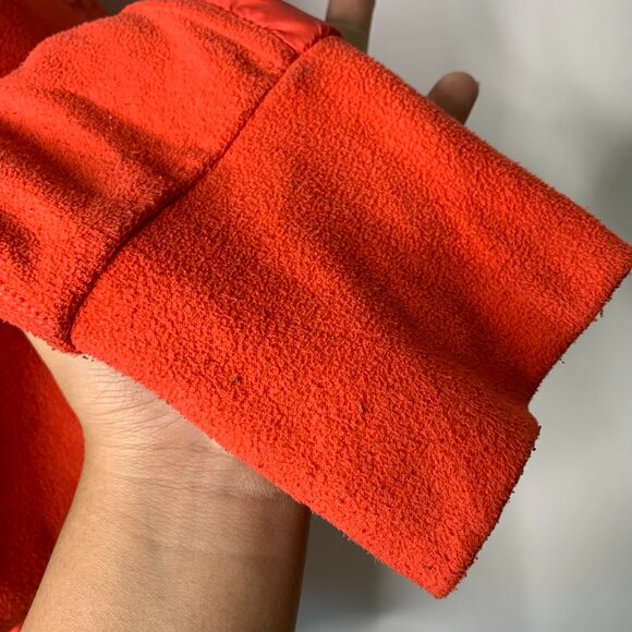 Musto Women's Orange 1/2 Zip Up Long Sleeve Pullover Fleece Size 8 - Picture 10 of 13